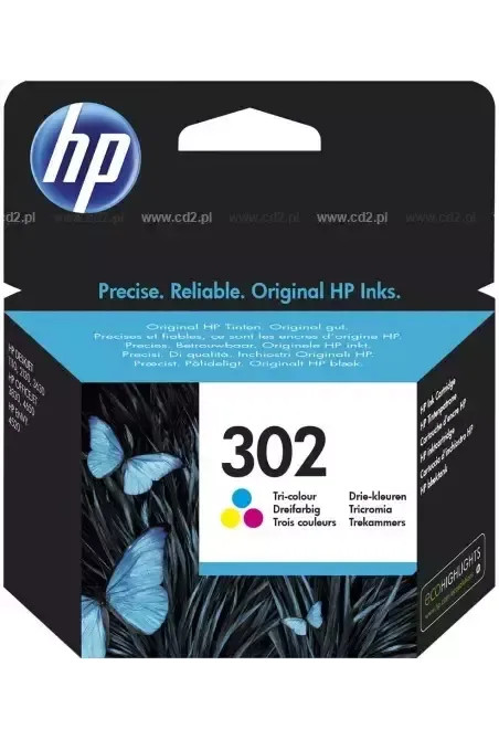 Tusze HP302 CMY F6U65AE