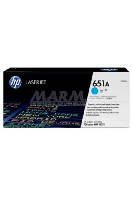 TONER HP-651A CYAN, CE341A, 16000S