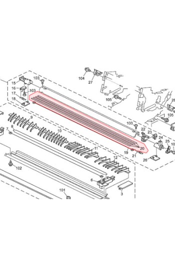 GRID WIRE RICOH MPW2400 series